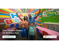 Zero Weather Stress. All Birthday Fun