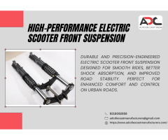 Premium Electric Scooter Front Suspension Smooth Ride & Superior Control