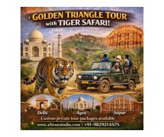 Golden Triangle Tour with Tiger Safari with Custom Tour Packages