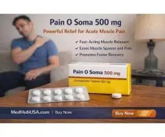 Pain O Soma 500 mg for Effective Relief from Muscle Pain and Spasms
