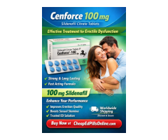 Cenforce 100 mg Effective ED Support Sildenafil Buy Online with Discreet Shipping