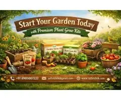 Start Your Garden Today with Premium Plant Grow Kits Sattvishtik