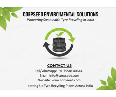 Tyre Recycling Plant Setup in India Complete Consultancy