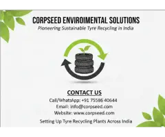 Tyre Recycling Plant Setup in India Complete Consultancy