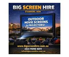 Outdoor Movie Screens Projectors for Backyard Events Across Sydney and NSW