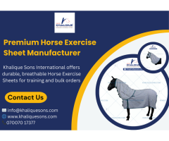 Premium horse exercise sheet manufacturing