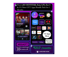 27 OTT Apps Subscription 12 Months FREE OTT Box - 3