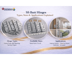 SS Hinges 304G and Door Fittings Supplier