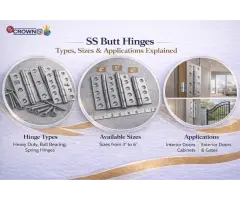 SS Hinges 304G and Door Fittings Supplier