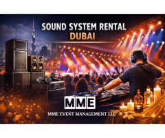 Sound System Rental Dubai High-Quality Audio Equipment for Events