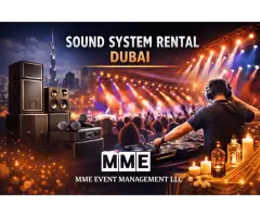 Sound System Rental Dubai High-Quality Audio Equipment for Events