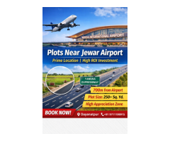 Plots Near Jewar Airport Prime Location High ROI Investment