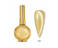 Golden glitter nail polish - 2