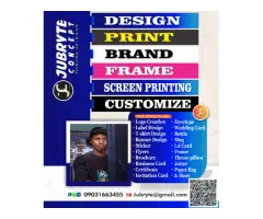 Message me for all kinds of graphics designs and printing