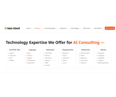 RAAS Cloud Leading Artificial Intelligence Consulting Services USA - 2