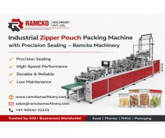 Industrial Zipper Pouch Packing Machine with Precision Sealing Ramcko Machinery