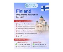 Finland Certificate Apostille and Attestation Services in UAE