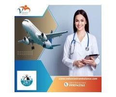 Book Air Ambulance Service in Jabalpur by Vedanta with High-Class ICU Tools