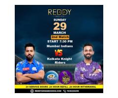 Reddy Anna Cricket Night Event MI vs KKR 29 March 7 30 PM