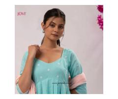 Explore Designer Indian Anarkali Suits for Women at JOVI India - 3