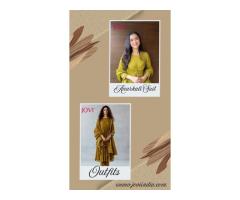 Explore Designer Indian Anarkali Suits for Women at JOVI India - 4