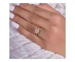 Crushed Ice Cushion Cut Moissanite Ring Elegant Sparkle Fine Jewelry
