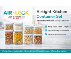 Airtight Kitchen Container Set Airlock Kitchenware Storage Solution