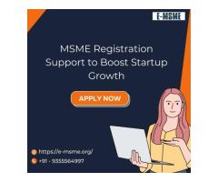 MSME Registration Support to Boost Startup Growth