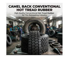 Camelback Conventional Hot Tread Rubber Reliable Tire Retreading Solution