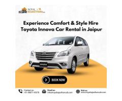 Book Innova Car Rental Jaipur for Family Trips