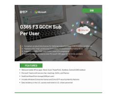 GCC High O365 F3 License at Just 5/User For Defense Contractors - 3