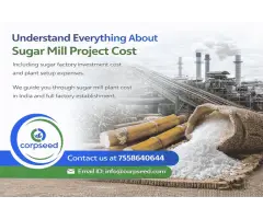 Sugar Factory Cost in India Sugar Mill Setup