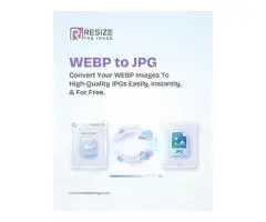 Simple Online Image Converter WEBP to JPG Converter