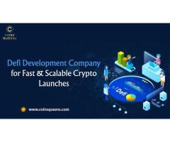 Defi Development Company for Fast & Scalable Crypto Launches
