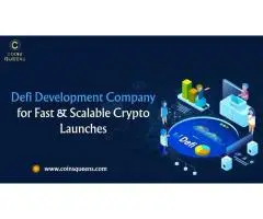 Defi Development Company for Fast & Scalable Crypto Launches