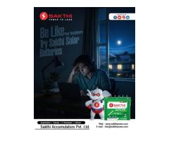 Get Efficient Tubular Batteries for UPS and Inverters - Sakthi Battery