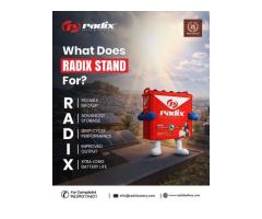 Radix Battery Trusted Solar Battery Manufacturer in India