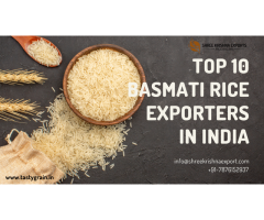 Top 10 Basmati Rice Exporters in India A Complete Guide by Tasty Grain