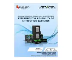Best Lithium Ion Battery Manufacturers in India Akira Batteries