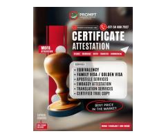 Fast & Trusted Certificate Attestation Services in Dubai