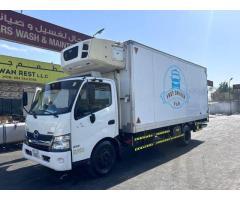 Chiller van rental Duabi