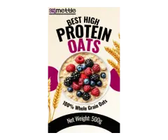 Best High Protein Oats in India Healthy &amp Nutritious Breakfast by GetMyMettle