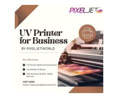 Industrial UV Printer For Business Reliable Printing Machines by Pixeljetworld