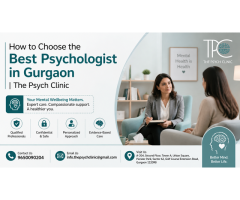 How to Choose the Best Psychologist in Gurgaon.