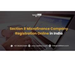 Section 8 Microfinance Company Registration Online in India