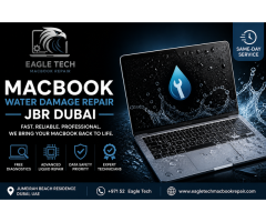 MacBook Water Damage Repair JBR Dubai Same-Day Liquid Repair Experts