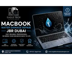 MacBook Water Damage Repair JBR Dubai Same-Day Liquid Repair Experts