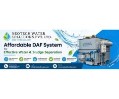 Affordable DAF System for Effective Water & Sludge Separation
