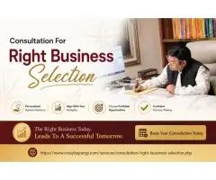 Get Expert Consultation For Right Business Selection Today
