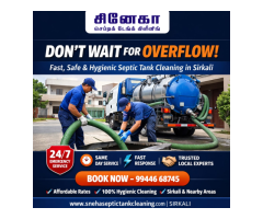 Don t Wait for Overflow 24/7 Septic Tank Cleaning Service in Sirkali